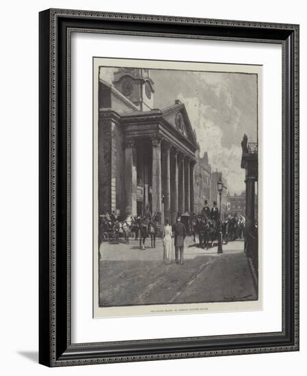 The London Season, St George's, Hanover Square-George L. Seymour-Framed Giclee Print