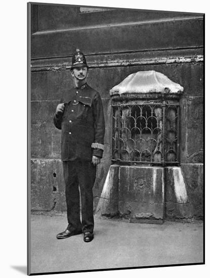 The London Stone in the Wall of St Swithin'S, Cannon Street, London, 1926-1927-McLeish-Mounted Giclee Print