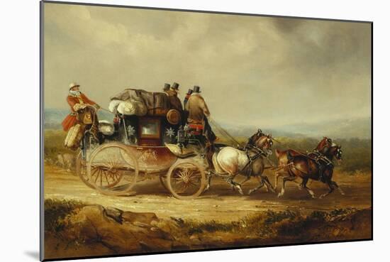 The London to Worcester Royal Mail-Charles Cooper Henderson-Mounted Giclee Print