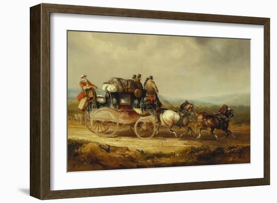 The London to Worcester Royal Mail-Charles Cooper Henderson-Framed Giclee Print