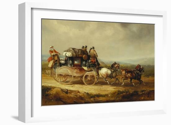 The London to Worcester Royal Mail-Charles Cooper Henderson-Framed Giclee Print