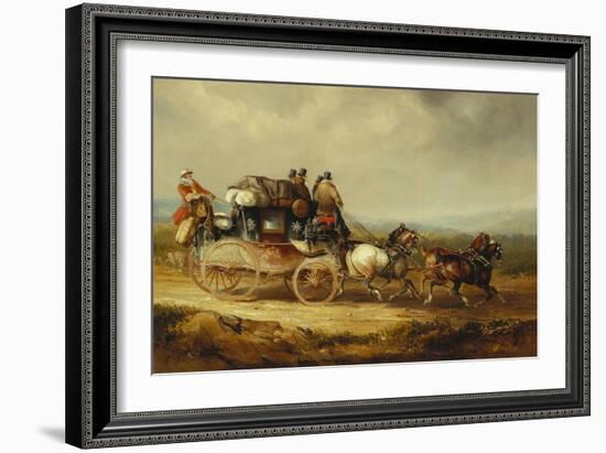 The London to Worcester Royal Mail-Charles Cooper Henderson-Framed Giclee Print