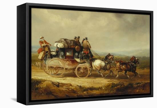 The London to Worcester Royal Mail-Charles Cooper Henderson-Framed Premier Image Canvas