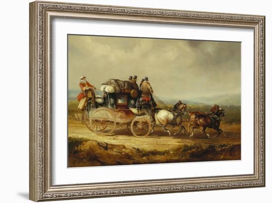 The London to Worcester Royal Mail-Charles Cooper Henderson-Framed Giclee Print