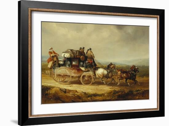 The London to Worcester Royal Mail-Charles Cooper Henderson-Framed Giclee Print