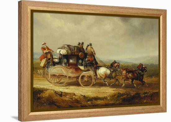 The London to Worcester Royal Mail-Charles Cooper Henderson-Framed Premier Image Canvas