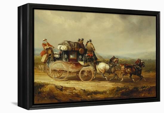 The London to Worcester Royal Mail-Charles Cooper Henderson-Framed Premier Image Canvas