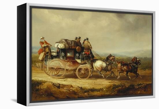 The London to Worcester Royal Mail-Charles Cooper Henderson-Framed Premier Image Canvas