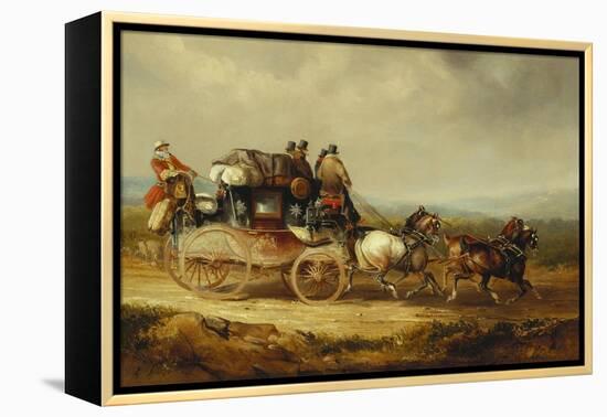 The London to Worcester Royal Mail-Charles Cooper Henderson-Framed Premier Image Canvas