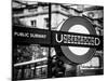 The London Underground Sign - Public Subway - UK - England - United Kingdom - Europe-Philippe Hugonnard-Mounted Premium Photographic Print