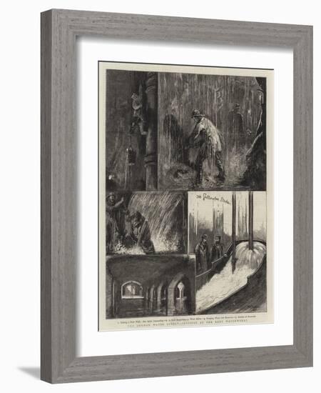 The London Water Supply, Jottings at the Kent Waterworks-William Bazett Murray-Framed Giclee Print