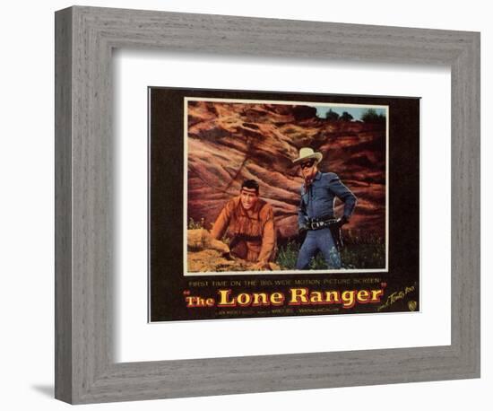 The Lone Ranger, 1956-null-Framed Art Print