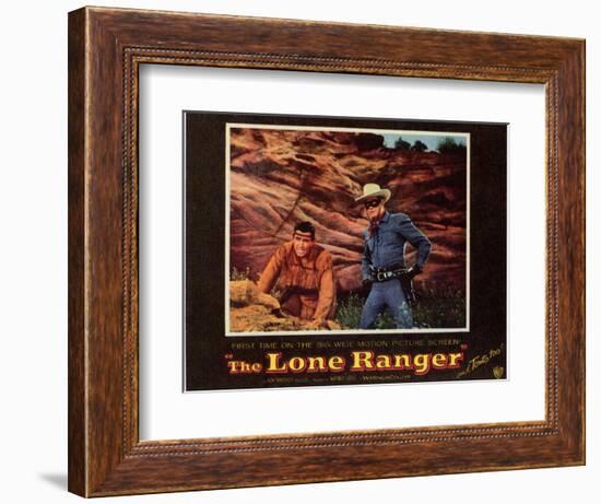 The Lone Ranger, 1956-null-Framed Art Print