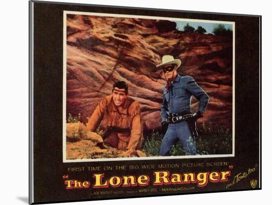 The Lone Ranger, 1956-null-Mounted Art Print