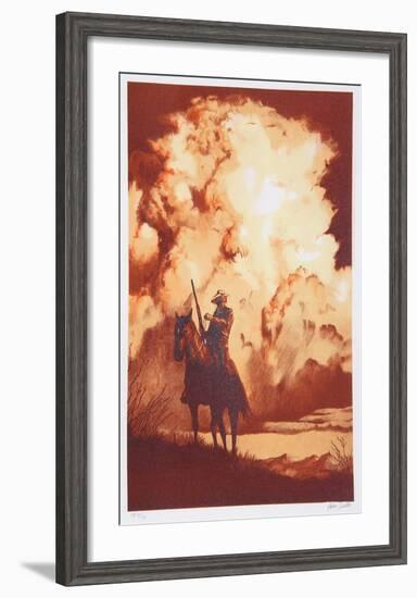 The Lone Rider-John Duillo-Framed Limited Edition