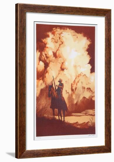 The Lone Rider-John Duillo-Framed Limited Edition