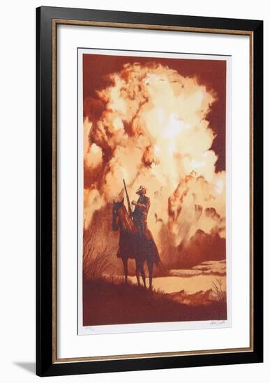 The Lone Rider-John Duillo-Framed Limited Edition