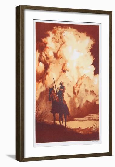 The Lone Rider-John Duillo-Framed Limited Edition