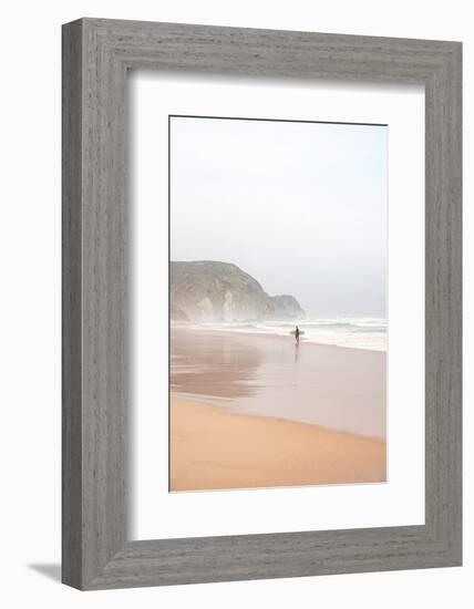 The Lone Surfer-Henrike Schenk-Framed Photographic Print