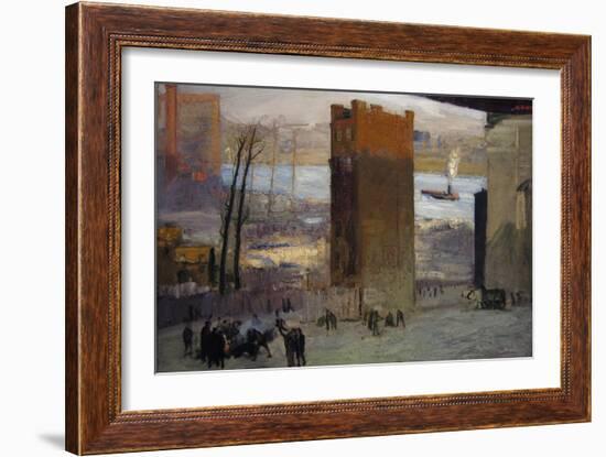 The Lone Tenement-George Bellows-Framed Art Print