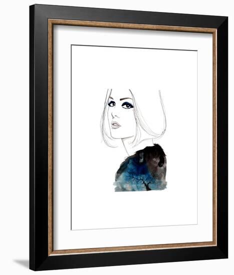 The Lone Tree-Jessica Durrant-Framed Art Print