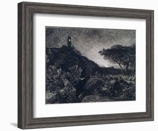 The Lonely Tower, 1879-Samuel Palmer-Framed Giclee Print