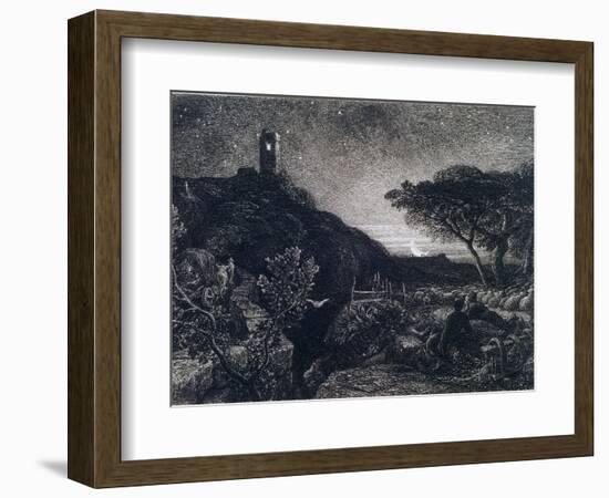 The Lonely Tower, 1879-Samuel Palmer-Framed Giclee Print