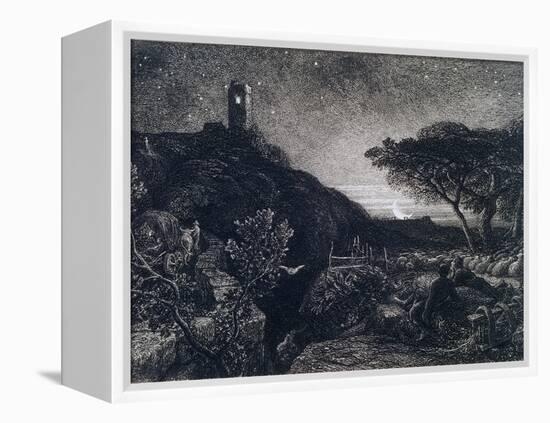 The Lonely Tower, 1879-Samuel Palmer-Framed Premier Image Canvas