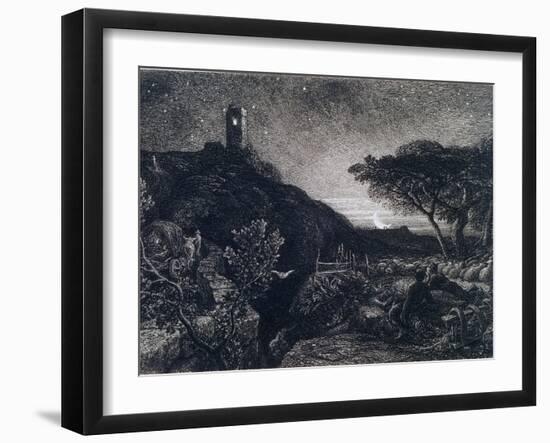 The Lonely Tower, 1879-Samuel Palmer-Framed Giclee Print