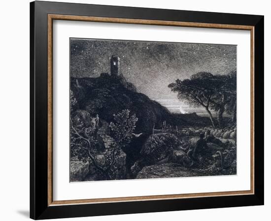 The Lonely Tower, 1879-Samuel Palmer-Framed Giclee Print