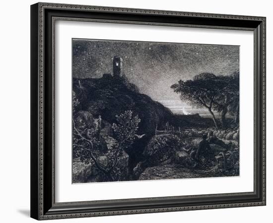 The Lonely Tower, 1879-Samuel Palmer-Framed Giclee Print