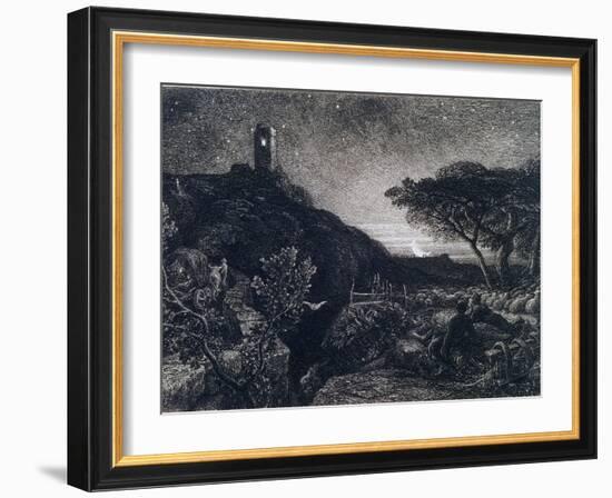 The Lonely Tower, 1879-Samuel Palmer-Framed Giclee Print