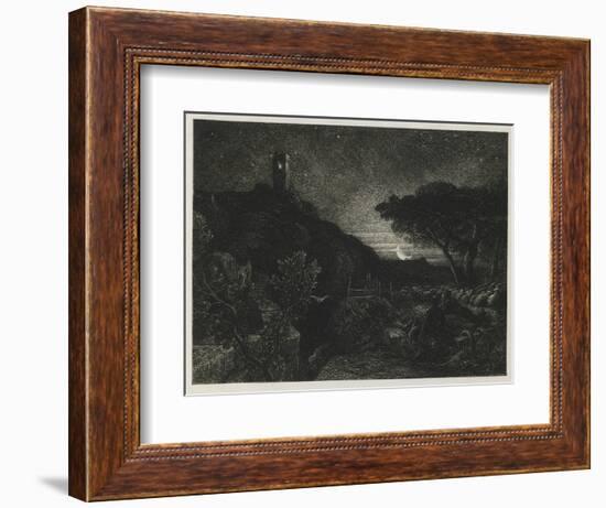 The Lonely Tower, 1879-Samuel Palmer-Framed Giclee Print