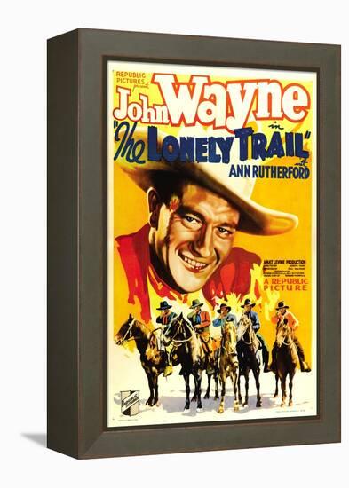 The Lonely Trail, John Wayne, 1936-null-Framed Stretched Canvas