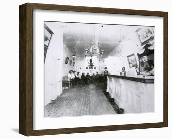 The Long Branch Saloon, Dodge City, Kansas, c.1880-American Photographer-Framed Photographic Print