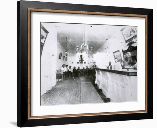 The Long Branch Saloon, Dodge City, Kansas, c.1880-American Photographer-Framed Photographic Print