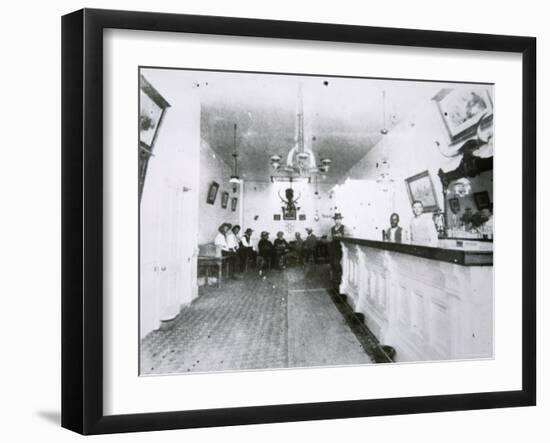 The Long Branch Saloon, Dodge City, Kansas, c.1880-American Photographer-Framed Photographic Print