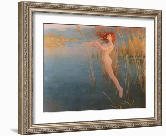 The Long Cry of the Reeds at Even, 1896-Alexander Mann-Framed Giclee Print