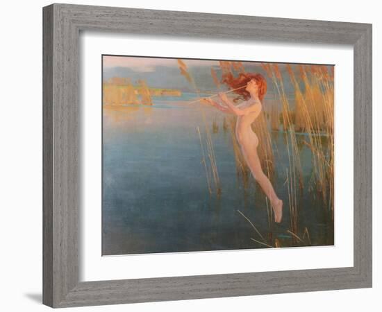 The Long Cry of the Reeds at Even, 1896-Alexander Mann-Framed Giclee Print