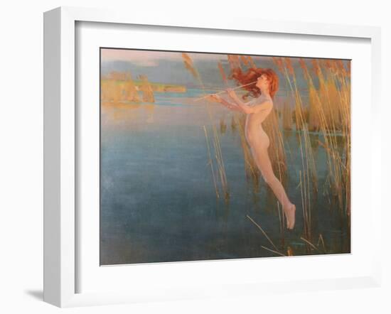 The Long Cry of the Reeds at Even, 1896-Alexander Mann-Framed Giclee Print