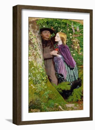 The Long Engagement, 1859 (Oil on Canvas)-Arthur Hughes-Framed Giclee Print