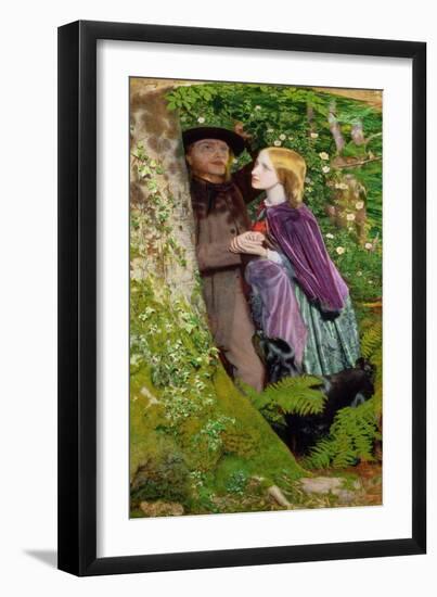 The Long Engagement, 1859 (Oil on Canvas)-Arthur Hughes-Framed Giclee Print