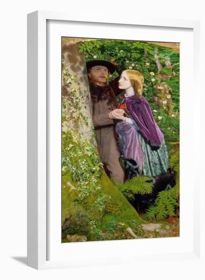 The Long Engagement, 1859 (Oil on Canvas)-Arthur Hughes-Framed Giclee Print