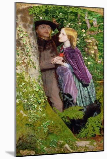 The Long Engagement, 1859 (Oil on Canvas)-Arthur Hughes-Mounted Giclee Print