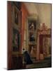 The Long Gallery at Hardwick-David Cox-Mounted Giclee Print