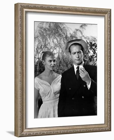 The Long, Hot Summer, Joanne Woodward, Paul Newman, 1958-null-Framed Photo