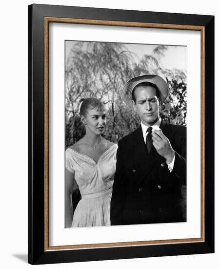 The Long, Hot Summer, Joanne Woodward, Paul Newman, 1958-null-Framed Photo