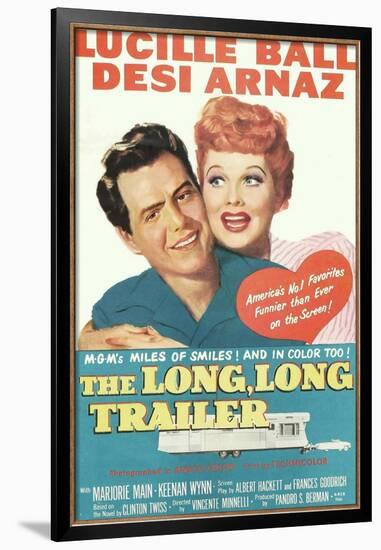 The Long, Long Traile, Desi Arnaz, Lucille Ball, 1954-null-Framed Poster