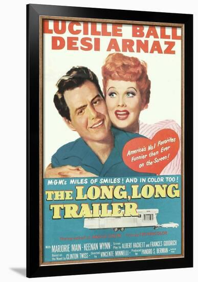 The Long, Long Traile, Desi Arnaz, Lucille Ball, 1954-null-Framed Poster