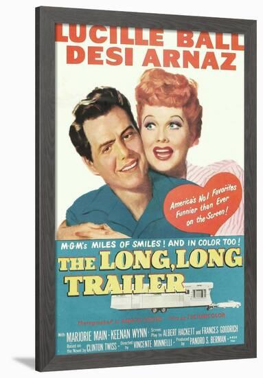 The Long, Long Traile, Desi Arnaz, Lucille Ball, 1954-null-Framed Poster